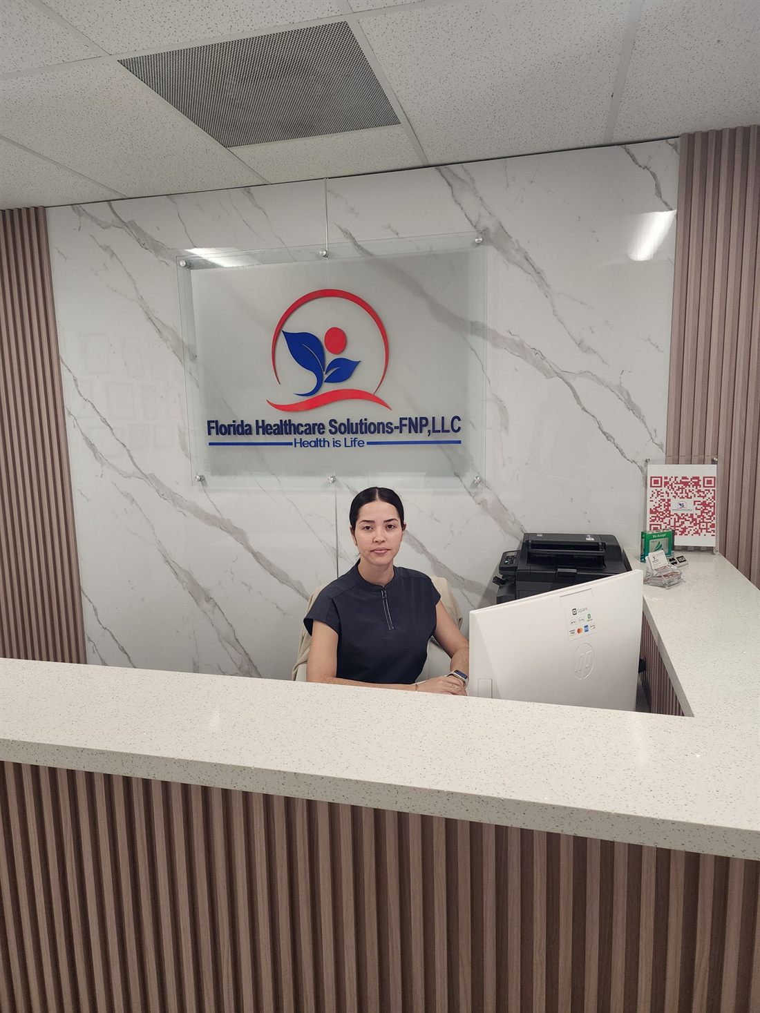 Sala de tratamiento en Florida Healthcare Solutions, Cutler Bay, Florida