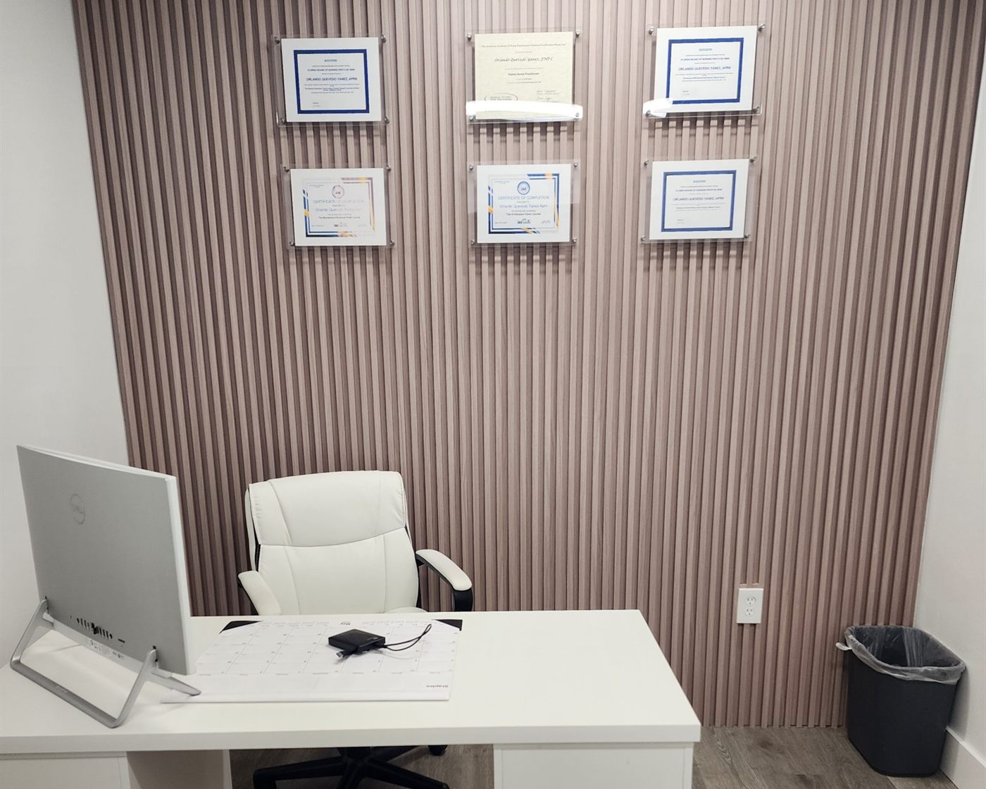 Consultation office at Florida Healthcare Solutions in Cutler Bay, where hormone therapy is evaluated